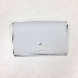 Kate Spade Silver/Light Grey Small Wallet